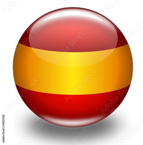 Kugel Spanien Fahne