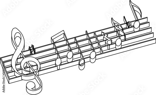 A couple of bars on nonsense music