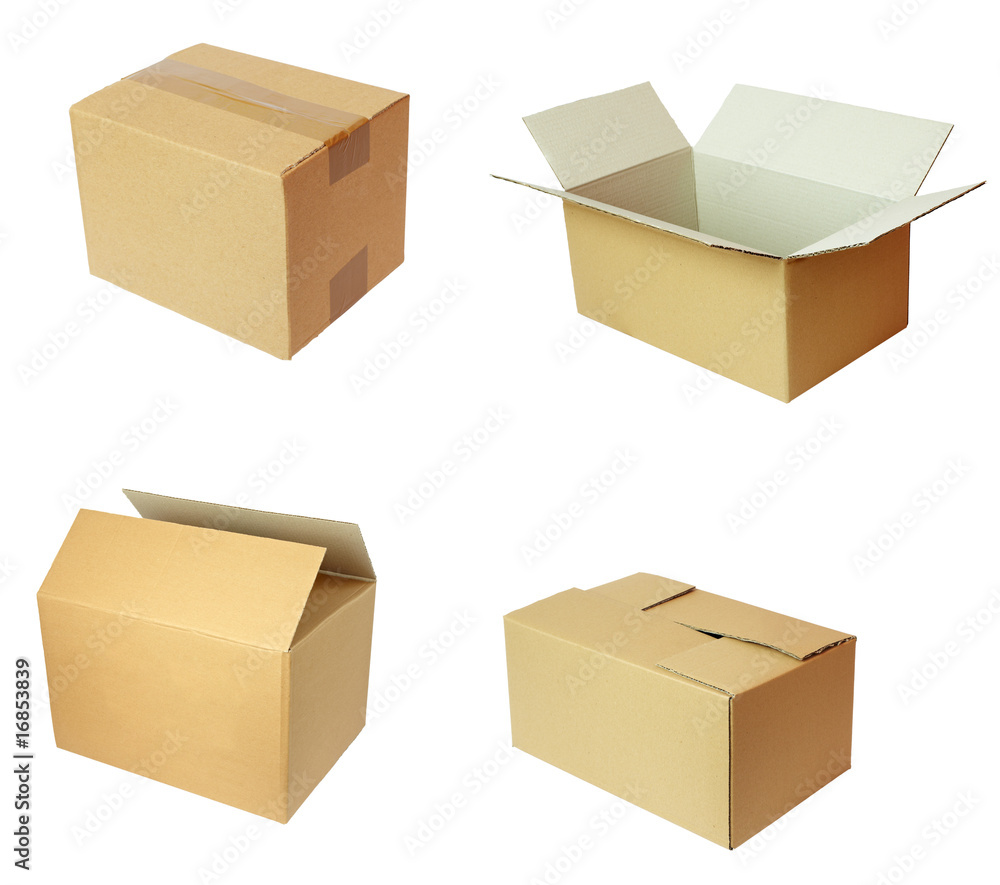 Fototapeta premium box package cardbord
