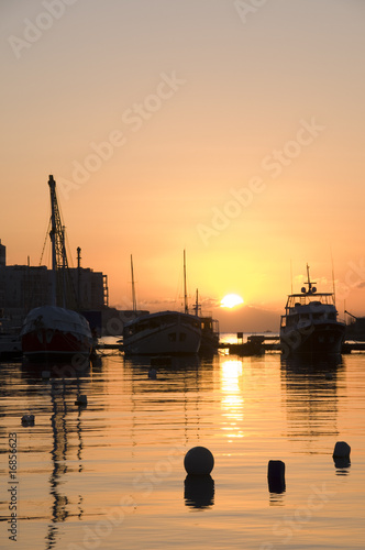 Mediterranean sunrise in malta