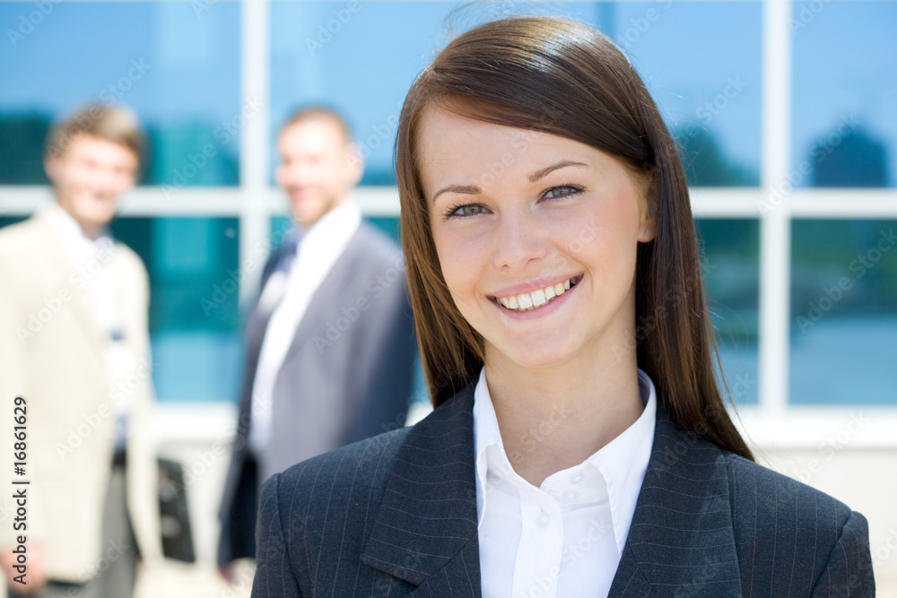 Young business woman Young business woman