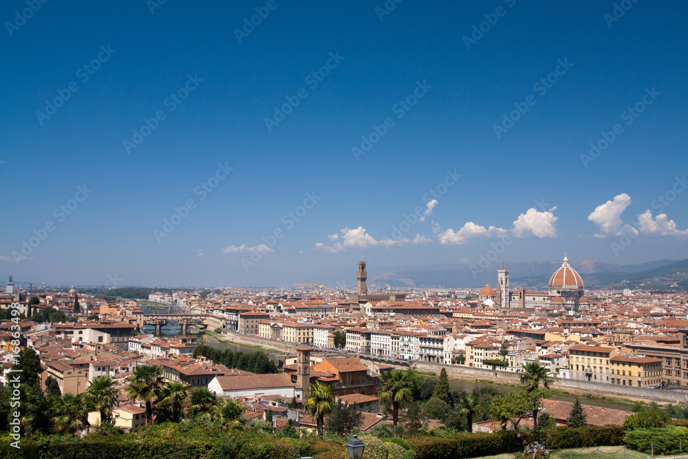 Ausblick über Florenz