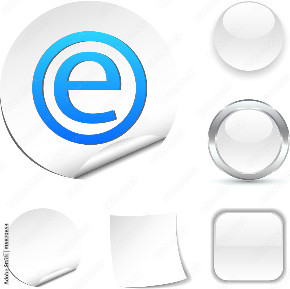Enternet white icon. Vector illustration Enternet white icon. Vector illustration