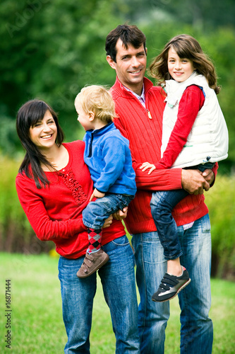 Family outdoors