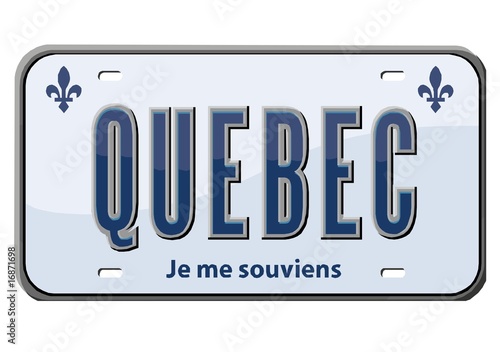 plaque québec
