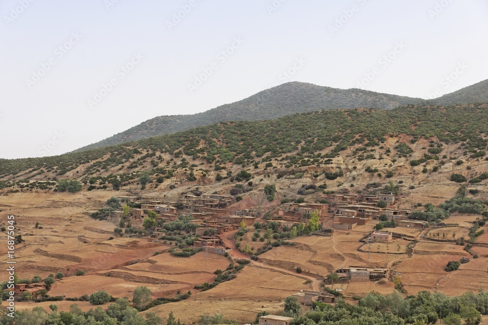 Obraz premium Vue sur le haut Atlas au Maroc