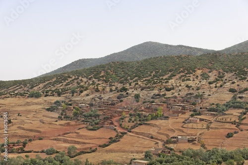 Vue sur le haut Atlas au Maroc