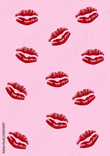 Background of lips