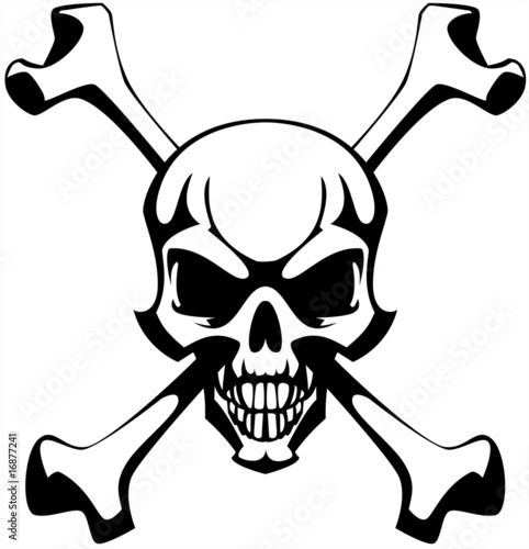 Skull and bones.