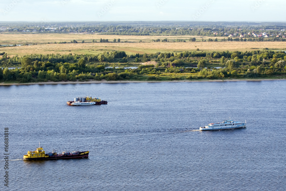 Obraz premium cargo boat