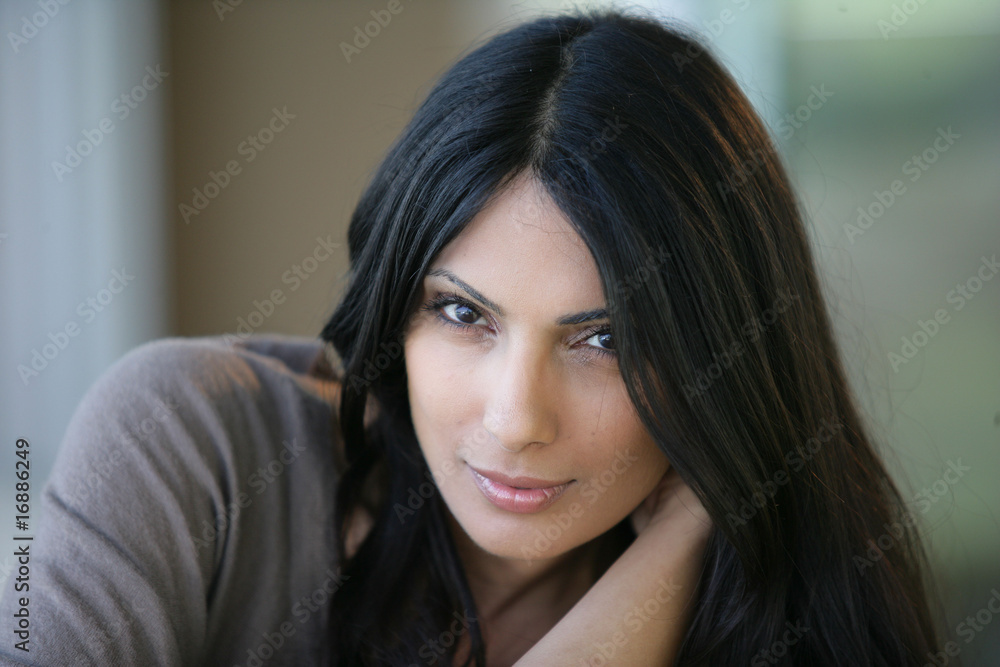 Portrait d'une belle femme