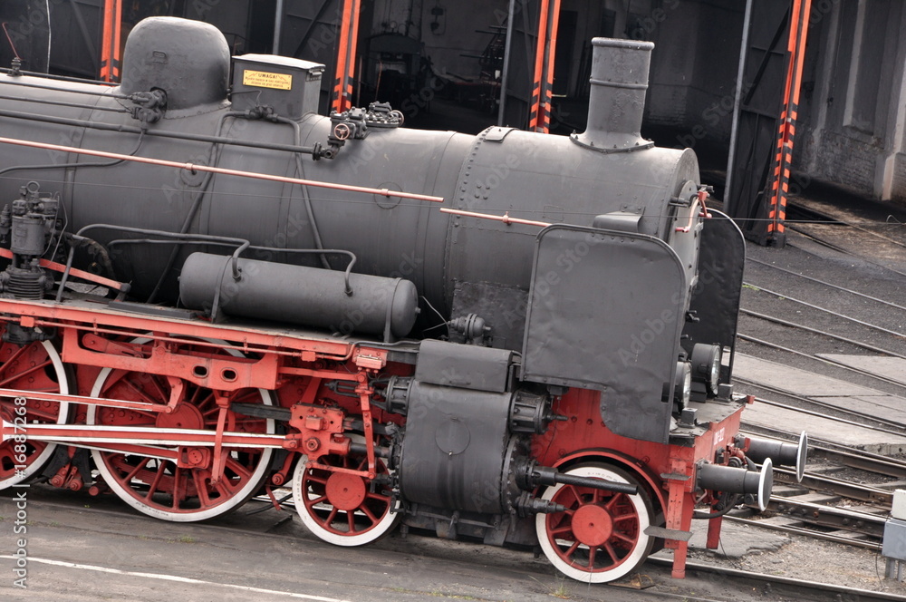 Steam locomotive - obrazy, fototapety, plakaty 