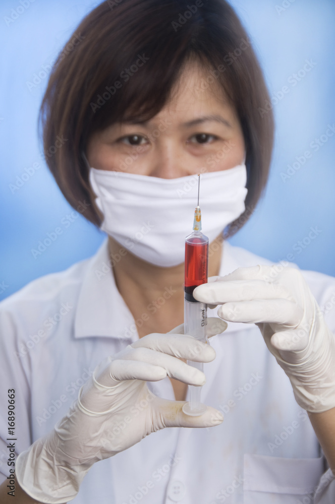 Nurse with syringe Nurse with syringe