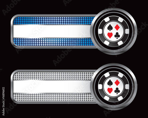 Casino chip specialized banners