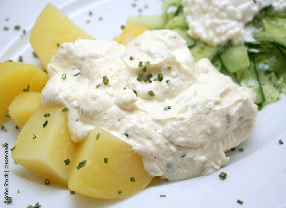 Kartoffeln mit Quark