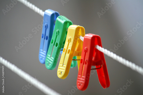Colored pegs