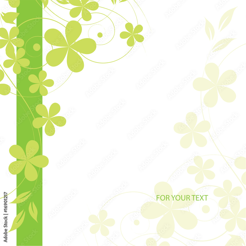 abstract floral background with place for your text abstract floral background with place for your text