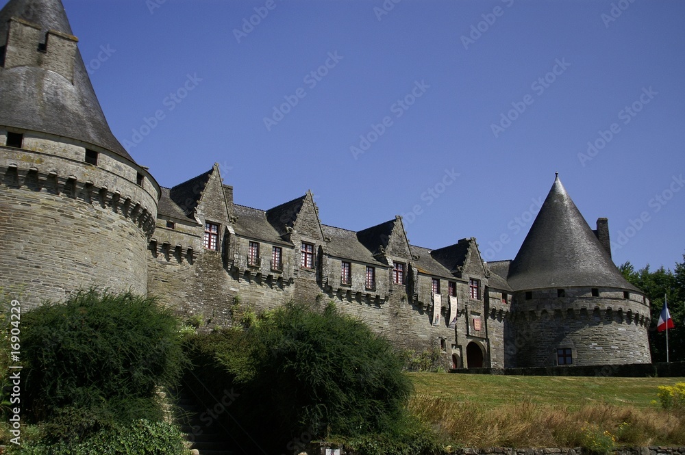 Le chateau des Rohan à Pontivy (Bretagne)