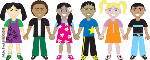 Kids Holding Hands 4