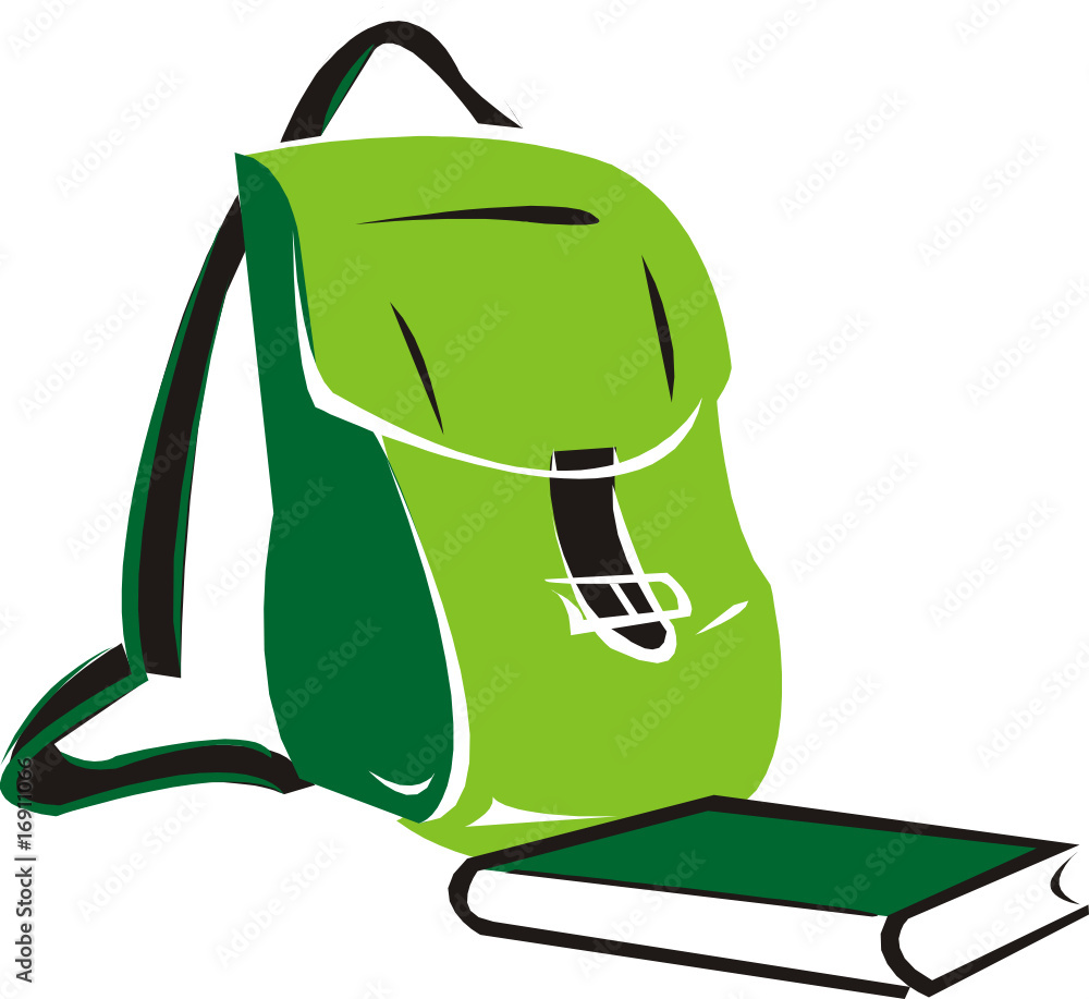 Mochila da Escola - School Bag Stock Vector | Adobe Stock
