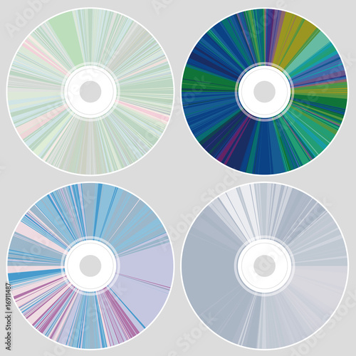 CD・DVDのイラスト