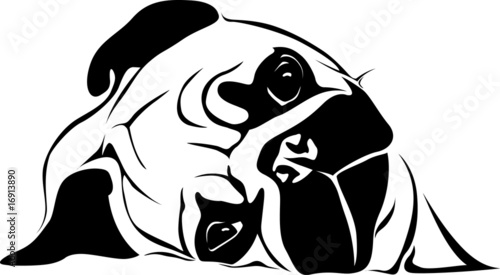 Sleeping Pug 02