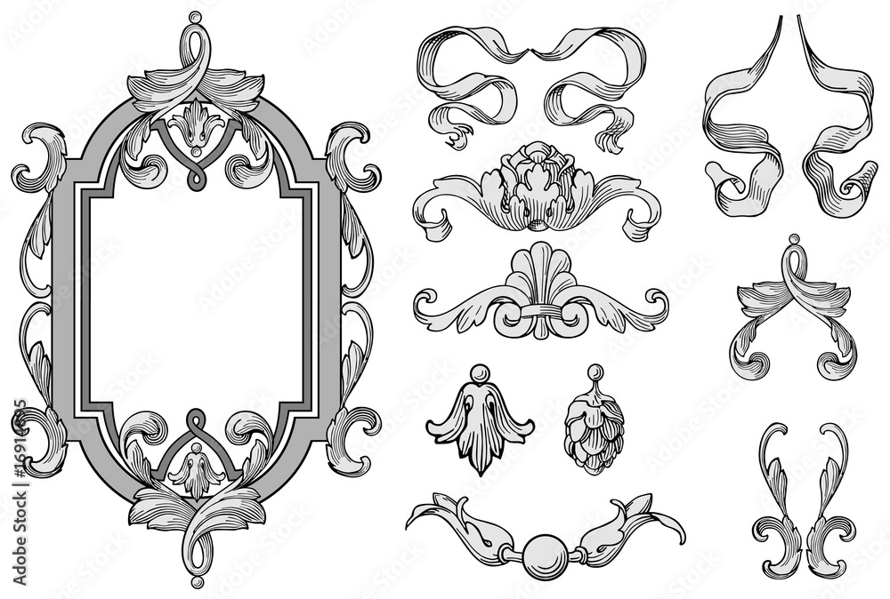 Naklejka premium Design elements vector