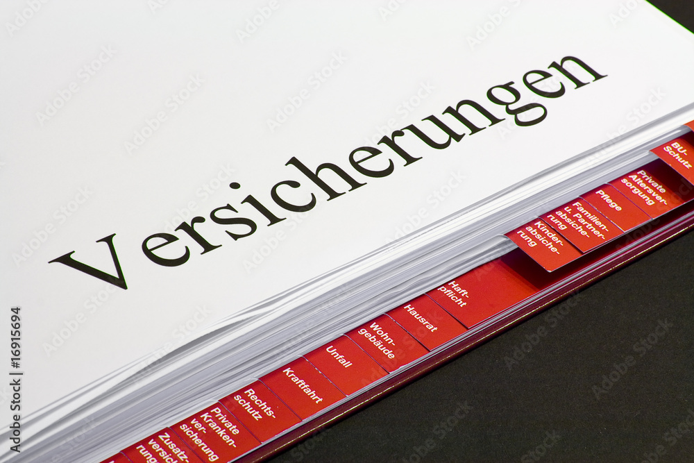 Obraz premium Versicherung