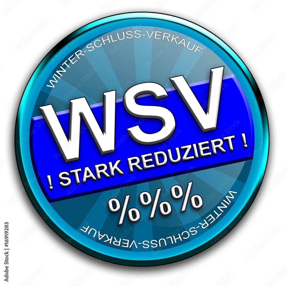 WSV Winter Schluss Verkauf Button WSV Winter Schluss Verkauf Button