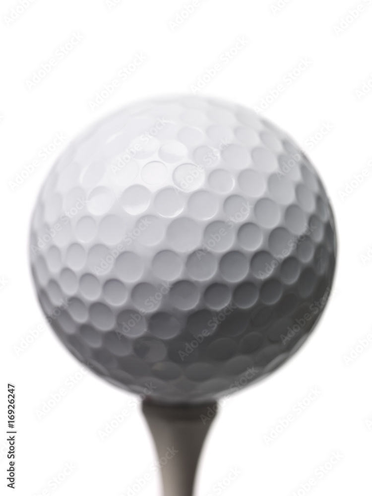 Golf ball isloated on white background Golf ball isloated on white background