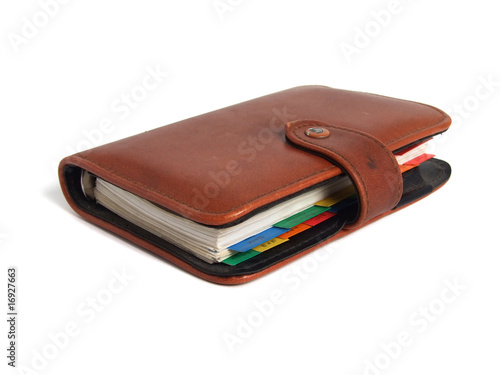 Organiizer over white