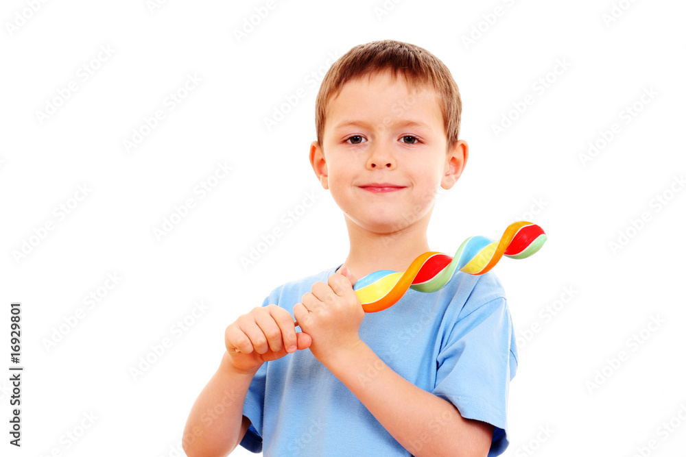 boy with lollipop boy with lollipop