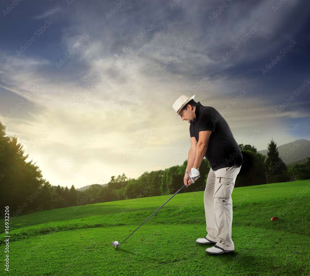 Fototapeta premium golfer