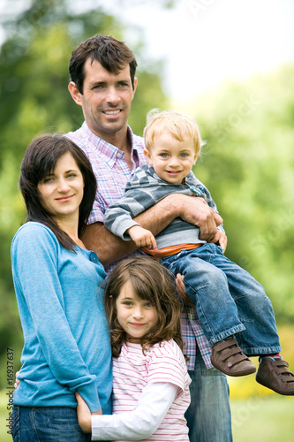 Family outdoors