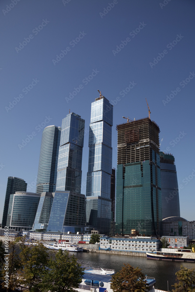 Naklejka premium moscow city