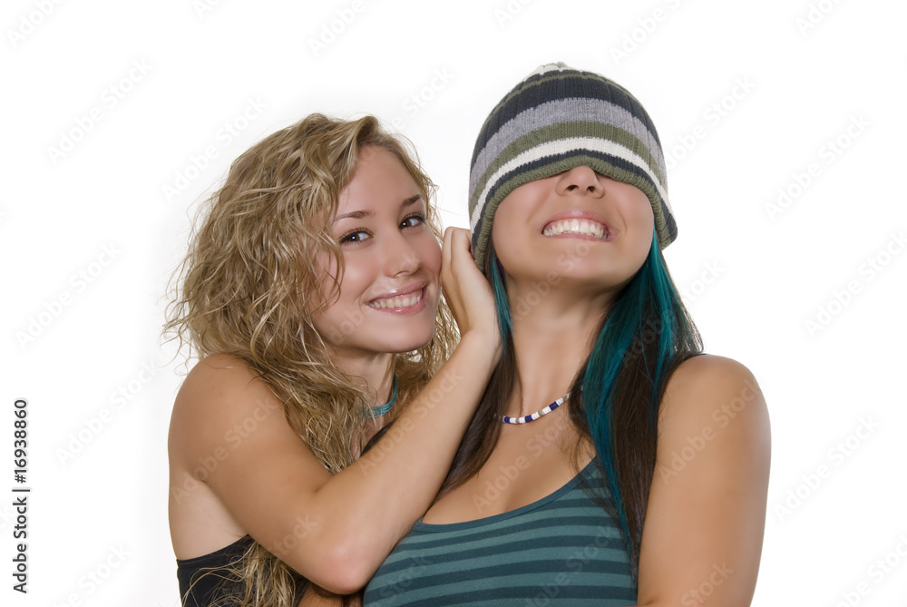 Fototapeta premium lovely sisters