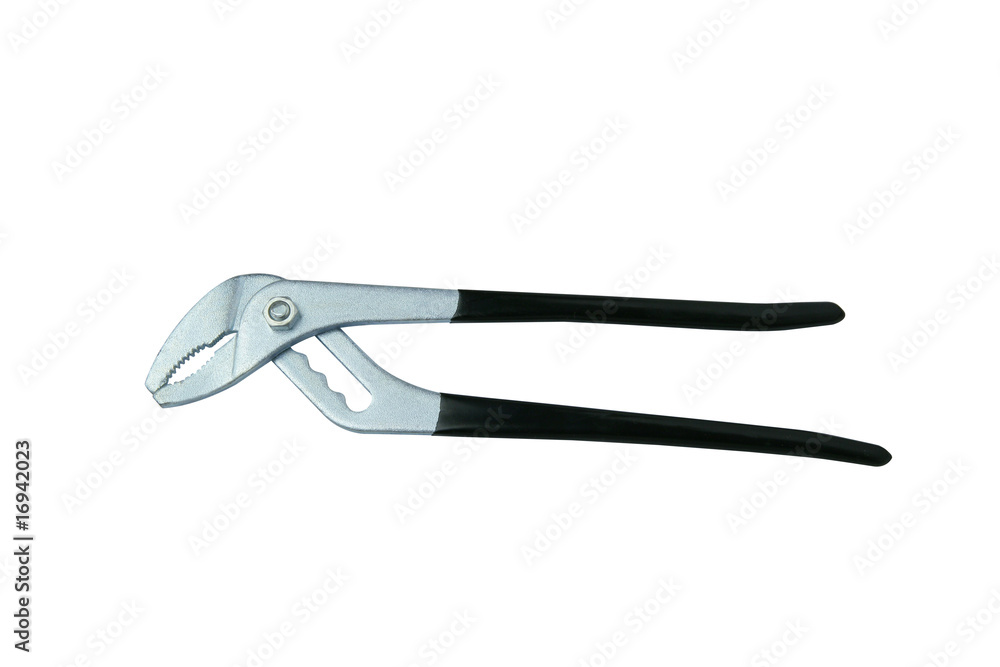 Pince multiprise sur fond blanc Pince multiprise sur fond blanc