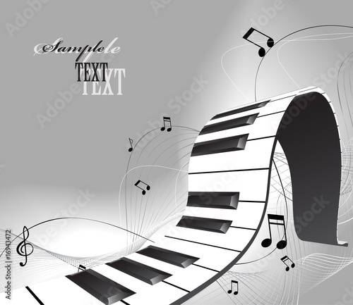 abstract piano keyboard