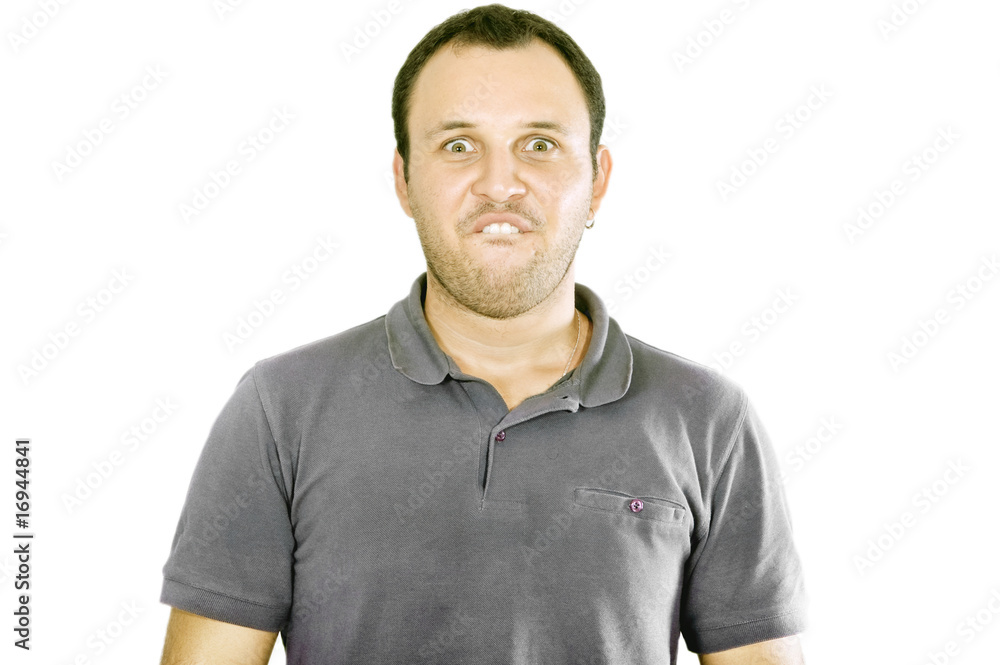 Obraz premium young man with a funny expression
