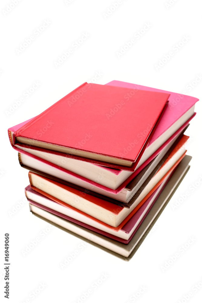 Books isolated on white background Books isolated on white background