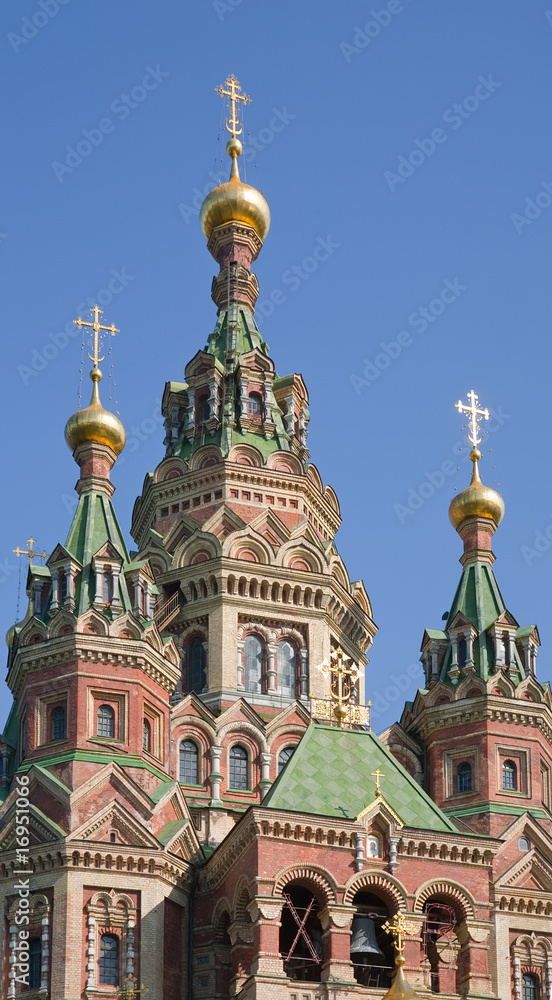 Closeup of orthodox church
