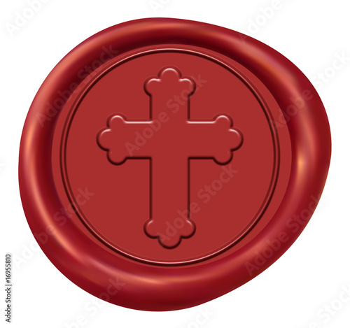 Cross Sign Wax Seal
