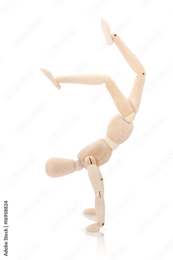 Pantin debout sur ses mains