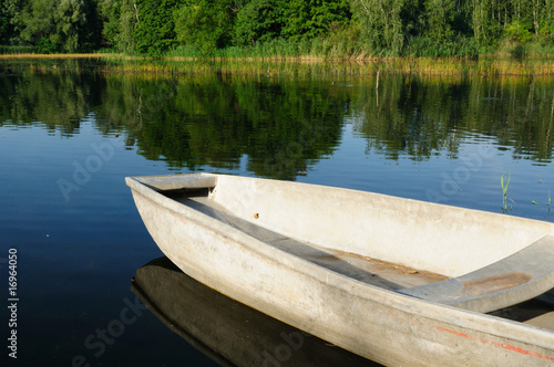 Beautiful lake coast in Poland