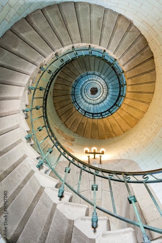 beautiful lighthouse staircase #16967040
