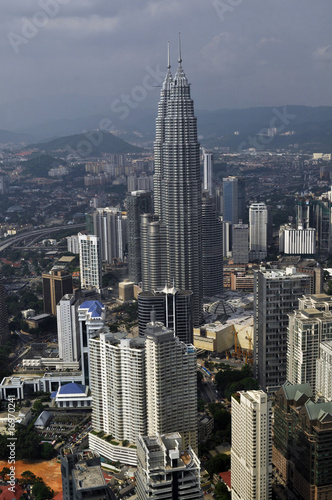 Kuala Lumpur Cityscape - aerial view  Malaysia