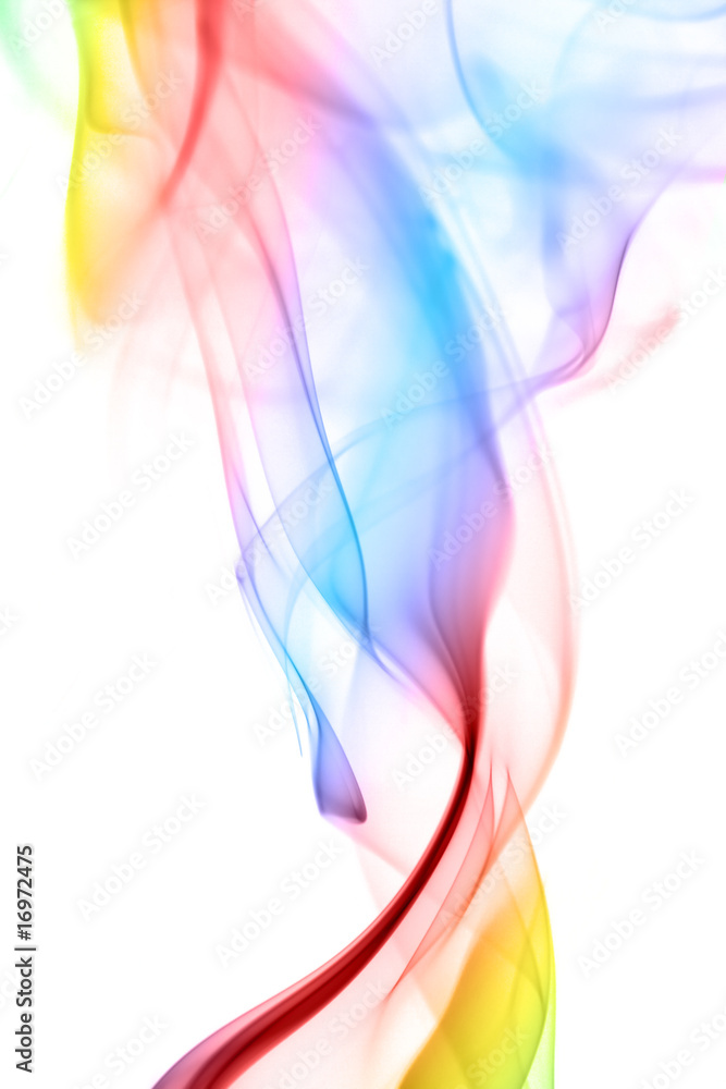 Rainbow Color Smoke Swirl Rainbow Color Smoke Swirl