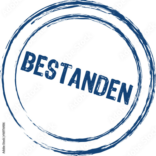 Bestanden Stempel blau