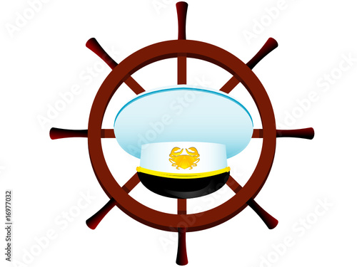 Peak-cap of the captain