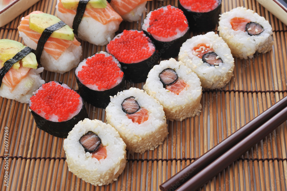 traditional Japanese sushi traditional Japanese sushi